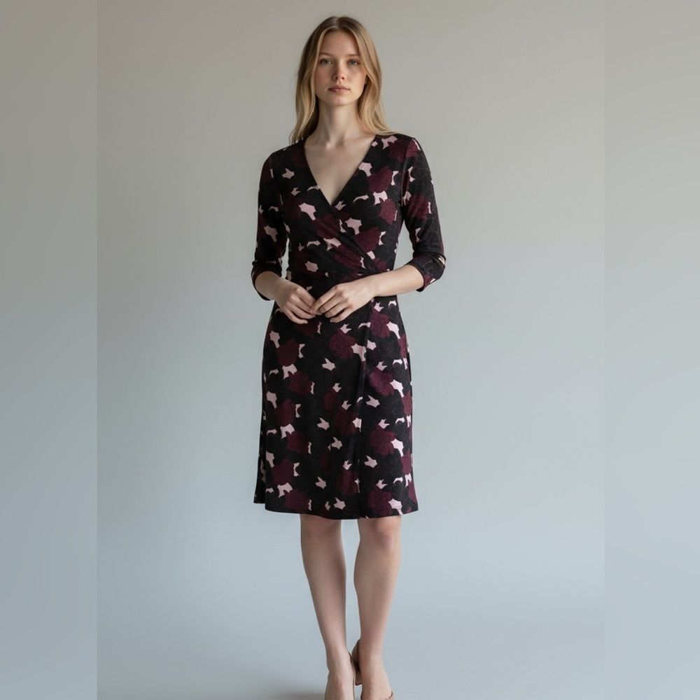 Vintage BCBG wrap dress.